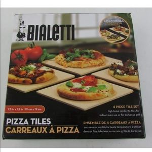 New in box BIALETTI pizza tiles 4pc